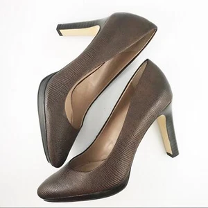 Zapatos de salón Franco Sarto Landry para mujer en relieve talla 5,5 marrón - Imagen 1 de 8
