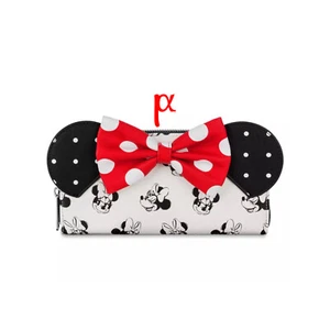 Cartera Loungefly Disney Minnie Mouse Caras Lunares Cremallera Parques Disney Exclusiva - Imagen 1 de 4