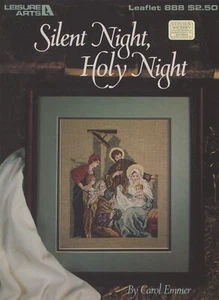 Leisure Arts Silent Night, Holy Night Cross Stitch Leaflet By Carol Emmer - Picture 1 of 1