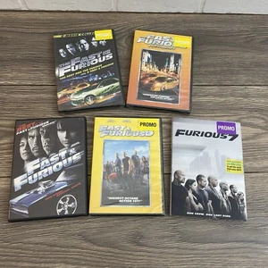 The Fast and the furious 2 Fast 2 Furious Fast And Furious 6 Furious DVD Lot 5 - Picture 1 of 11