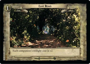 LOTR TCG FOTR FELLOWSHIP EAST ROAD 1U320 Foil M/GEM MINT a Tip Top Shelf Card - Bild 1 von 1