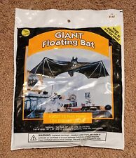 VTG 1995 Sun Hill Halloween Giant Floating Black Bat 10' Hanging Decor NOS