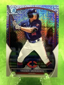 Yasser Mercedes - Mojo - 2023 Bowman Chrome #BCP-202 Minnesota Twins Prospekt - Bild 1 von 11