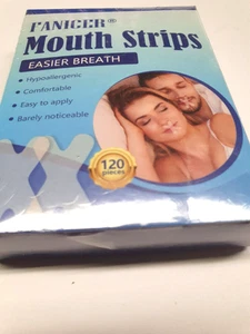 120 Stück Mouth Tape/Strips v. Panicer,  Mundpflaster gegen Schnarchen usw. OVP - Bild 1 von 2