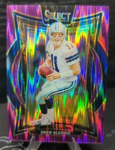 2024 Panini Select Drew Bledsoe Purple Shock Prizm /360 Dallas Cowboys #53 - Picture 1 of 3