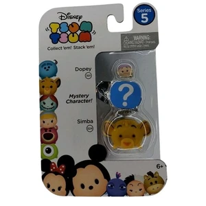 Disney Tsum Tsum Series 5 Simba Dopey and mystery character collect and stack - Picture 1 of 3