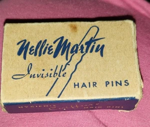 Vintage Nellie Martin Hairpins 1 7/8 In Bronze Retro 1950's Vintage Movie PROPS - Picture 1 of 3
