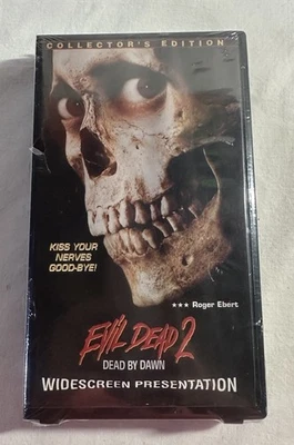 Evil Dead 2 Dead By Dawn VHS Horror 1987 Sam Raimi Widescreen Clamshell NEW - Image 1 of 3