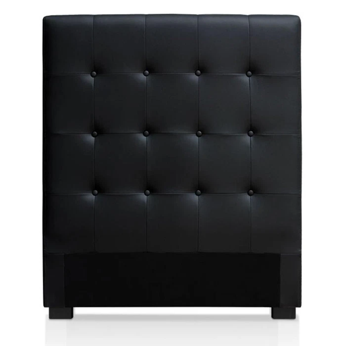 Tête de Lit Capitonnée "Amor" 90cm Noir - Photo 1/1