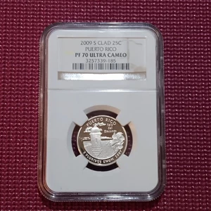 2009 S Clad Puerto Rico Quarter Proof NGC PF70 - Picture 1 of 2