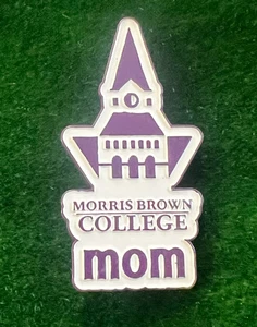 Morris Brown College Mom Lapel Pin Homecoming Gift Graduation Day HBCU Jewelry - Picture 1 of 2