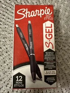 Sharpie S-Gel, Gel Pens, Medium Point (0.7mm), Black Ink Gel Pen, 12 Count - Picture 1 of 1