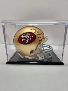 Roger Craig SF 49ers Signed / Imscribed Mini Helmet Woth COA - Picture 1 of 7