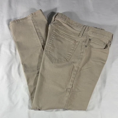 Arizona Jean Co. Hombres Caqui Frente Plano Recto Slim Jeans Denim - Talla 34x31 Foto 1 de 4