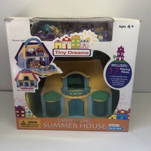 Blue box Tiny Dreams carry along Summer House vintage 90's New Open Box - Picture 1 of 6