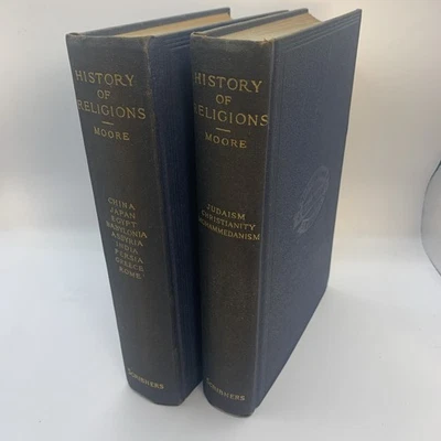 2 VOL History of Religions International Theological Lib. GEORGE FOOT MOORE 1932 Foto 1 de 4