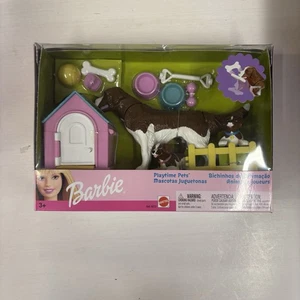 Mattel Barbie Vtg 2002 Play Time Pets Dog Set & Accessories #56722 New Sealed - Picture 1 of 2