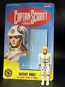 1993 DESTINY ANGEL 3.75” VINTAGE FIGURE  & CARD CAPTAIN SCARLET & THE MYSTERONS - Picture 1 of 12