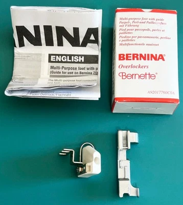 Bernina Bernette Overlockers Multi-Purpose Foot w/ Guide A92017760C0A - Image 1 of 4