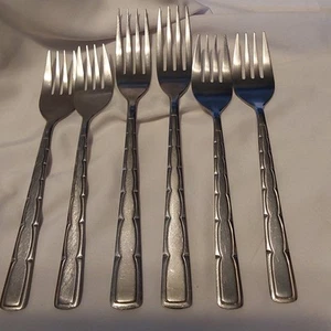 Stanley Roberts Cheer Stainless Lot Of 2 Forks 4 Salad Forks Discontinued - Picture 1 of 3