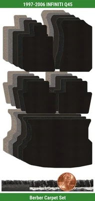 Juego de alfombrillas bereber personalizadas Lloyd para Infiniti Q45 1997-2006 (5 piezas) #T4F Foto 1 de 4