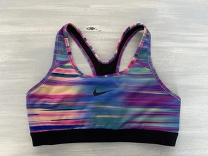 Sujetador deportivo Nike Pro Classic Swift arco iris unicornio talla mediana para mujer - Imagen 1 de 5