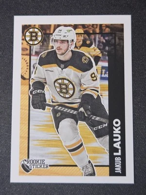23-24 Topps Jakub Lauko Rookie Sticker 🚨🚨🚨 Boston Bruins  - Image 1 of 2