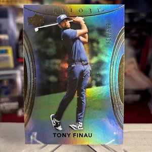 2024 UD Portfolio Golf PGA Tony Finau Trilogy Gold Foil SSP /899 ⭐️ MINT GEM? - Picture 1 of 2