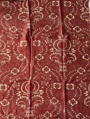 Lee Jofa Suzanne Rheinstien Delf Pom Poppy Fabric Remnant 24" x 34" - Image 1 of 4