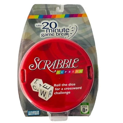 Scrabble Express 20 Minute Game Break 2007 Hasbro Dice Crossword Family Travel  - Image 1 of 4