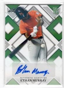 2023 Leaf Perfect Game Ethan Murray Green Shiny RC Auto 1/1 - Picture 1 of 1