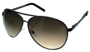 XL Pilot Sonnenbrille Groß Übergröße Gold 62mm Dark Mirror Gläser XXL - Bild 1 von 8