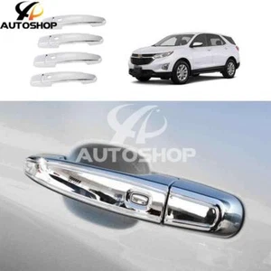 Chrome Exterior Outside Door Handle Cover Fit For Chevrolet Equinox 2018-2023 - Picture 1 of 6