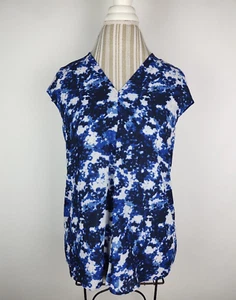 Lauren Ralph Lauren ladies' Sleeveless Blouse Top Blue and White Size XS - Picture 1 of 5