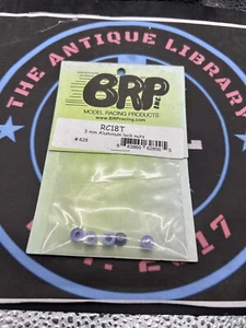 BRP 628 Blue Aluminum 3MM Wheel Locknuts for RC18T - Picture 1 of 1
