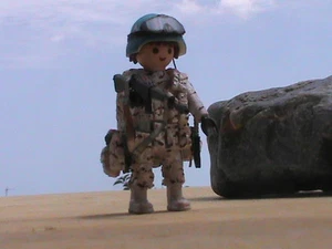 PLAYMOBIL CUSTOM SOLDADO ESPAÑOL (ONU)(AFGANISTAN-2016) REF-0001 BIS - Imagen 1 de 10