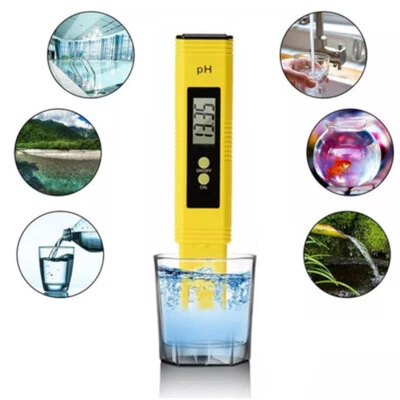 1PC Digital PH Meter PH Tester Water Quality Tester 0-14 Measurement Portable - Image 1 of 4