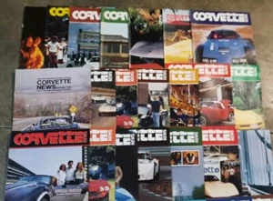 Corvette News Magazine 1970s - 1980s Lot of 27 Issues Vintage Car Chevy Retro - Picture 1 of 13