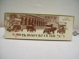 Ford Model T Van "3er Set" Transport of 30´S Corgi-Toys (Gt. Britan) 1:43, OVP - Bild 1 von 5