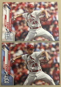 2020 Topps Series 2 Blue Parallel #511 ⚾️ Jordan Hicks StL Cardinals ⚾️ 11/50 - Picture 1 of 3