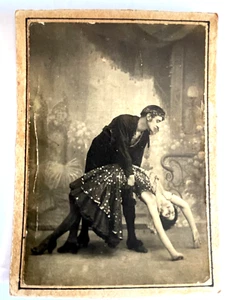 Kabinettkarte 1890er-1900er Jahre 6." X 4,25 Preform Tänzer Antik Foto - Bild 1 von 5