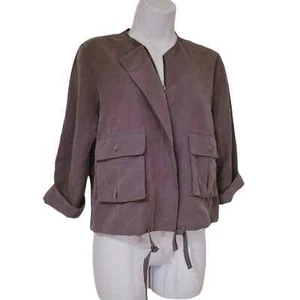 14th & Union Modalmischung Cargo Crop Jacke XS Petite - Bild 1 von 12