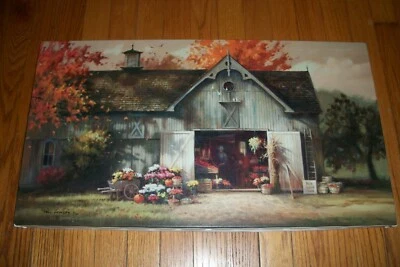 Lienzo Giclee Paul Landry LE - "Granero de Otoño" PRUEBA DE ARTISTA - GWS - Impresión de Otoño Foto 1 de 4