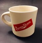 Burma Shave Barber Ceramic Shave Mug Coffee Cup Textured Graphic Vintage Collect