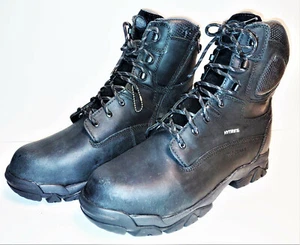 Hytest Apex Composite Toe Metguard Zip 8” Black Work Boots 13W K14430 New w/ Def - Picture 1 of 9