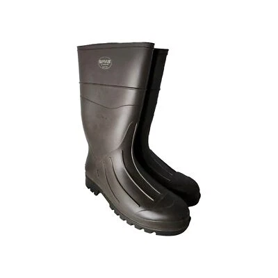 HONEYWELL SERVUS 15" Knee Boots Size 12 olive green, plain  - Image 1 of 4