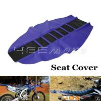 Motorcycle Ribbed Gripper Soft Seat Cover For Yamaha YZ450F YZ250F YZF 2003-2016