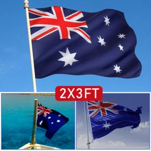 Large Australian Aussie Flag Australia Day OZ Heavy Duty Outdoor 60cm x 90cm - Picture 1 of 13