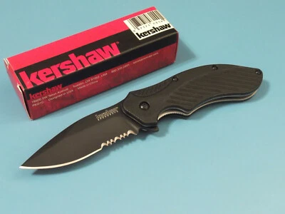 Kershaw 1605CKTST CLASH черный зубчатый ассистент открытый linelock нож 4 3/8» закрытый  - Изображение 1 из 4