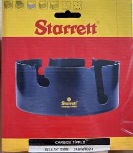 Starrett 159mm 6-1/4 "Carburo de tungsteno con punta de corte rápido multiusos Holesaw TCT - Imagen 1 de 2